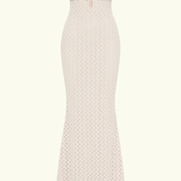 MESHKI Ezra Lace Maxi Dress - Ivory - Picture 6 of 9